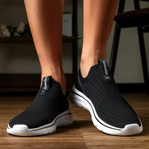 Men fashion sneaker.2026 Men's Slip-On Sneakers Ultralight & Laceless Breathable Sports Shoes Non-Slip Training Running Shoes for Fitness, Jogging & Casual Wear.1276