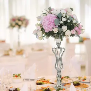 Contemporary High-end Iron Wedding Party Table Centerpiece Decoration Flower Stand