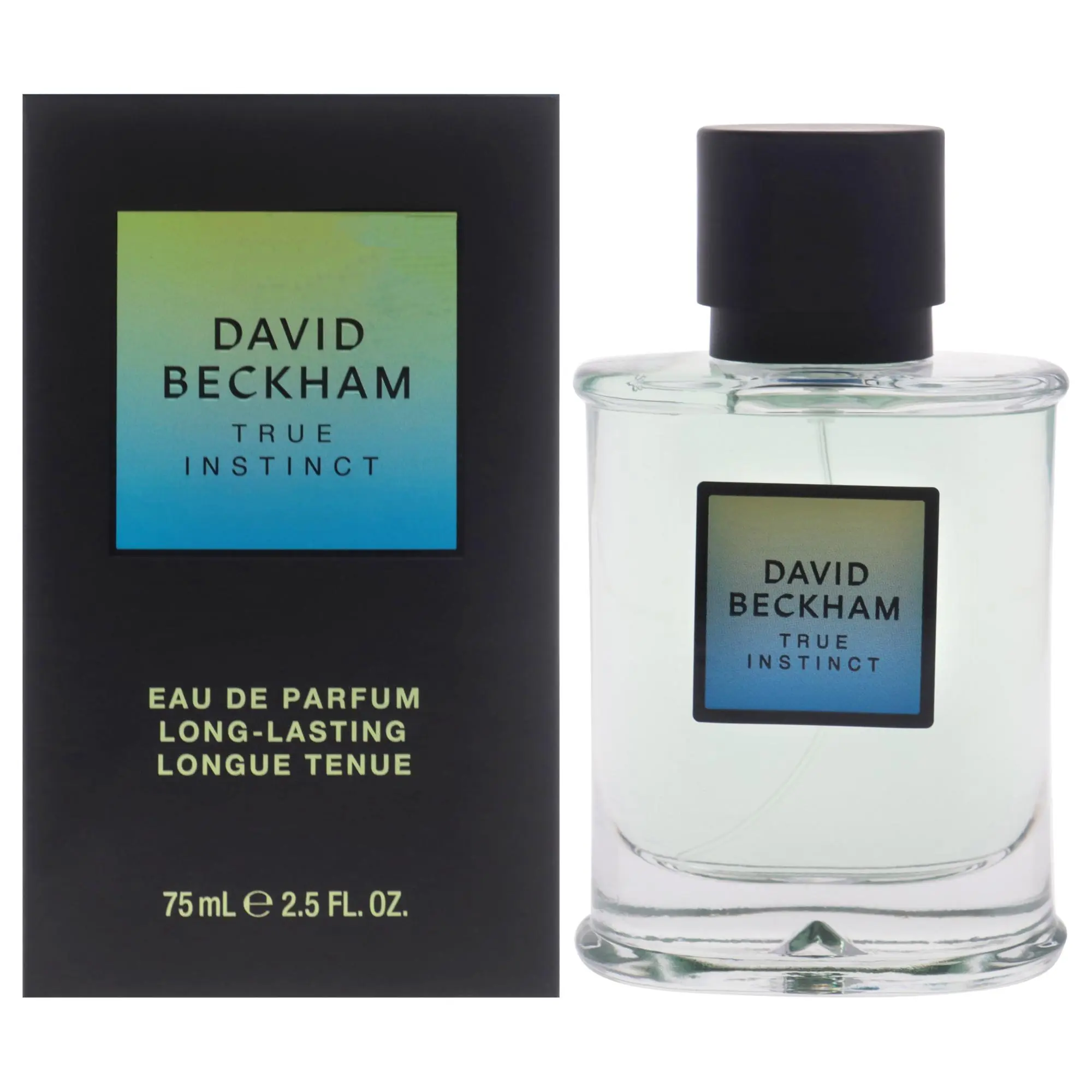 True Instinct by David Beckham Masculine Cologne for Men - 2.5 fl oz EDP Spray, Single Bottle