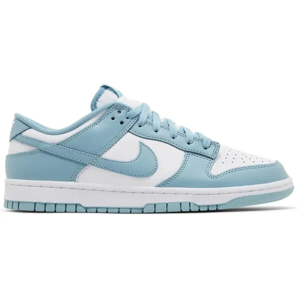 Nike Dunk Low "Denim Turquoise" Blue White Fashion Sneakers Runner Sports Shoes