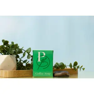 Coffee and Aloe Vera Exfoliating Soap - Body Care Cleansing Soap for Comfort and Skin Repair