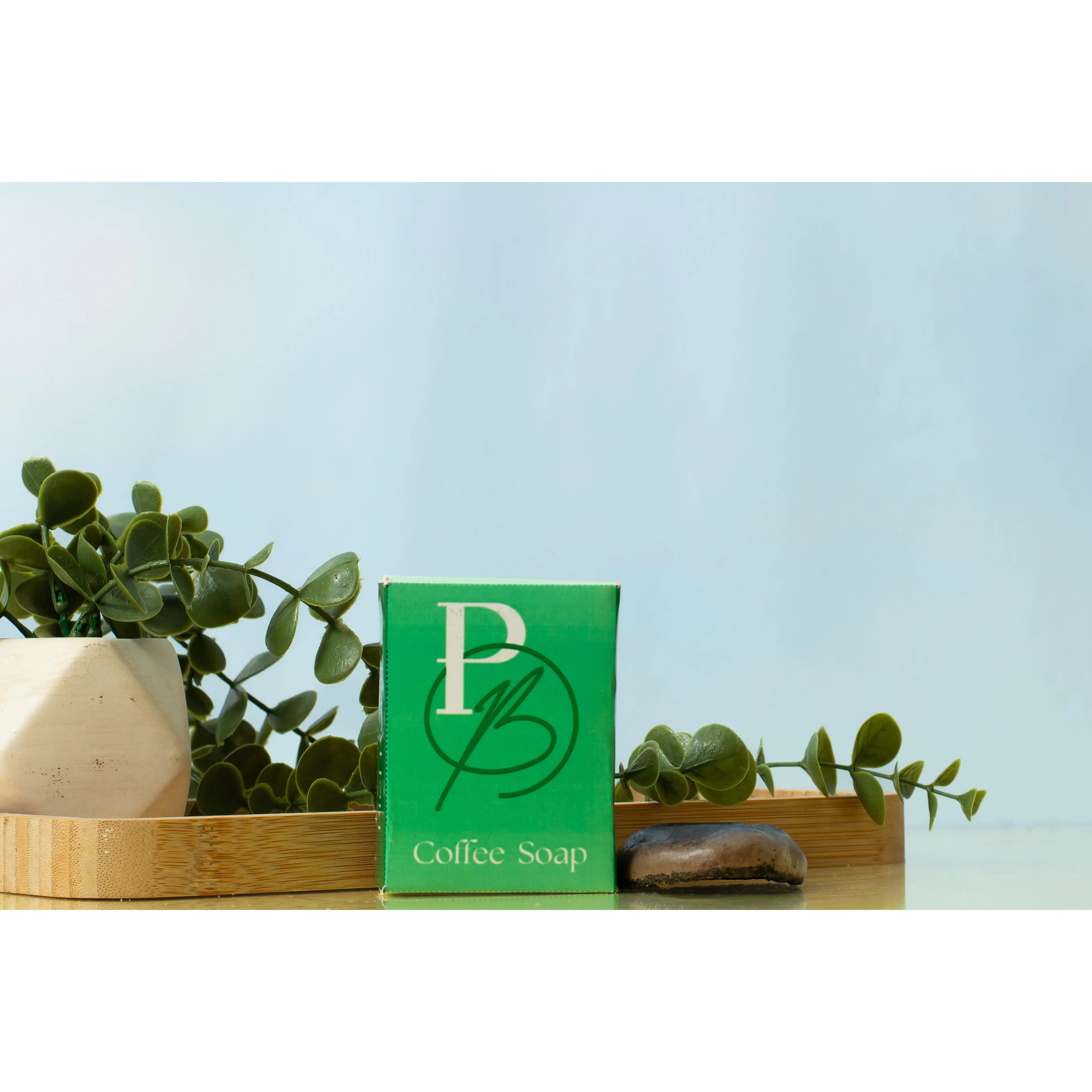 Coffee and Aloe Vera Exfoliating Soap - Body Care Cleansing Soap for Comfort and Skin Repair