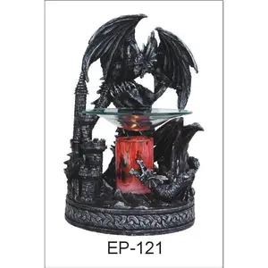 Black Dragon Oil Warmer With Dimmer