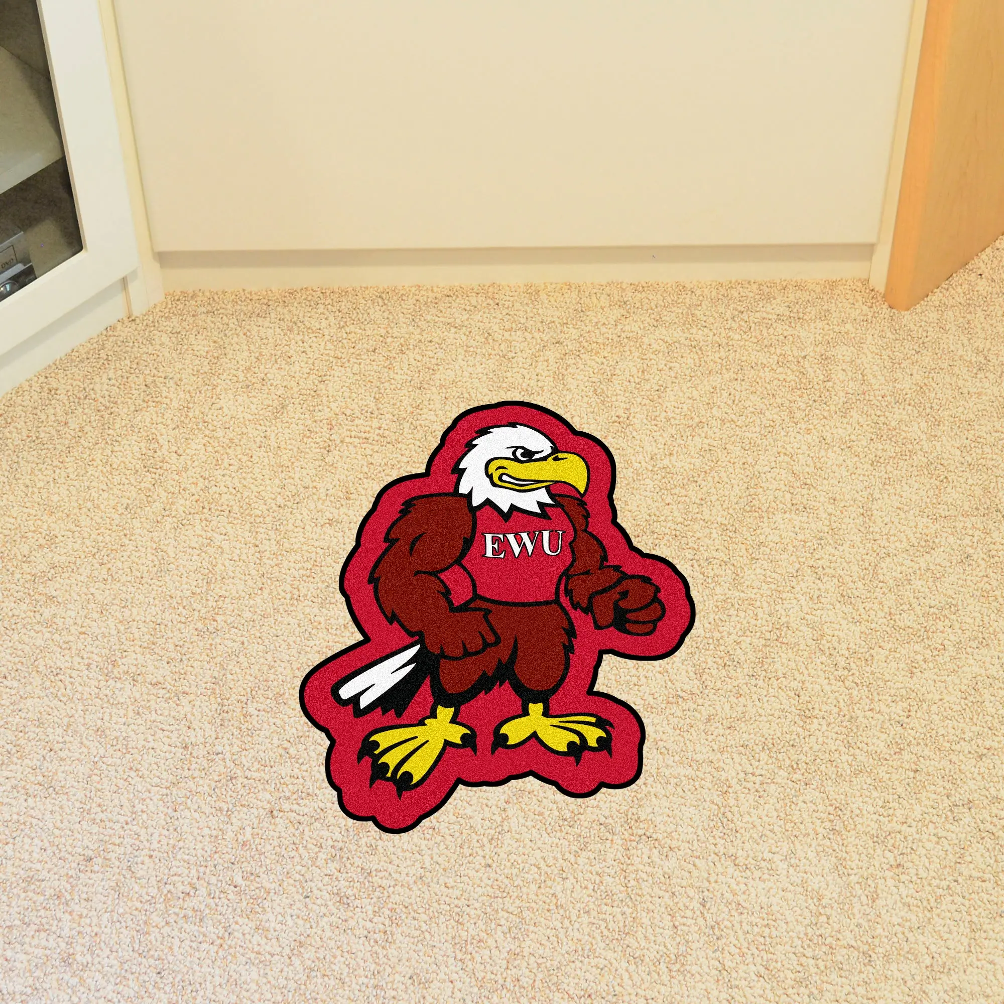 Eastern Washington Eagles Swoop Mascot Rug - 30"x40"
