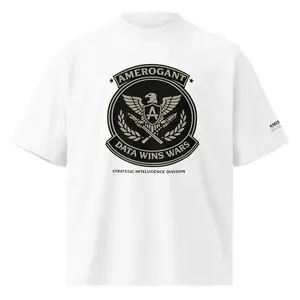 Amerogant Division - Unisex organic oversized high neck t-shirt