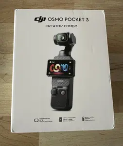 DJI Osmo Pocket 3 Creator Combo - Handheld Camera Device with Additional Accessories, Action Mounts, Wearable Camera Mounts