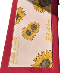 Silent Love Korean Paper for Arrangements Pink Pastel with Sunflowers Ideal for Floral Designs