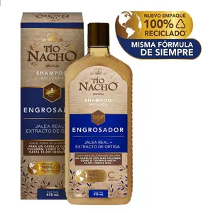 Tio Nacho Shampoo engrosador jalea real+extractos de ortiga x415ml
