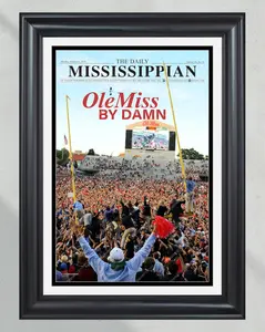 2014 Ole Miss Upsets Alabama Crimson Tide Poster No Frame Front Page Newspaper Print