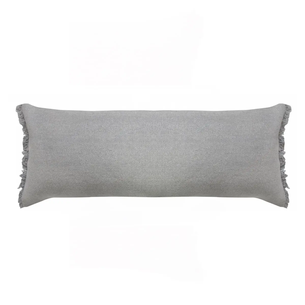 360 Stand 2-Piece Farmhouse Gray 100% Cotton Fabric Throw Pillows with Zipper Closure, 14x14x36 in, 2-Piece Sets for Indoor Use, Two Piece Sets
