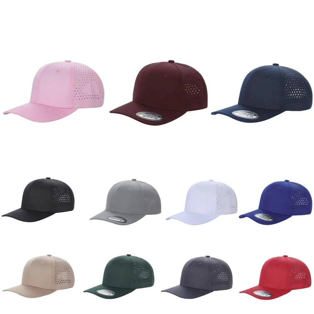 Men Women Waterproof Laser Vent Baseball Cap Quick Dry For Running Golf Hiking Water Resistant Outdoor Daily Wear