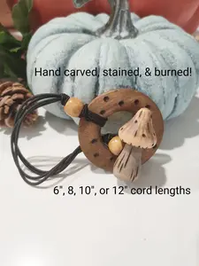 Wild Mushroom loc tie, dread tie, dreadlock tie, dread bead, loc bead, loc jewelry, dread jewelry, hair accessories, mushroom hair tie, boho