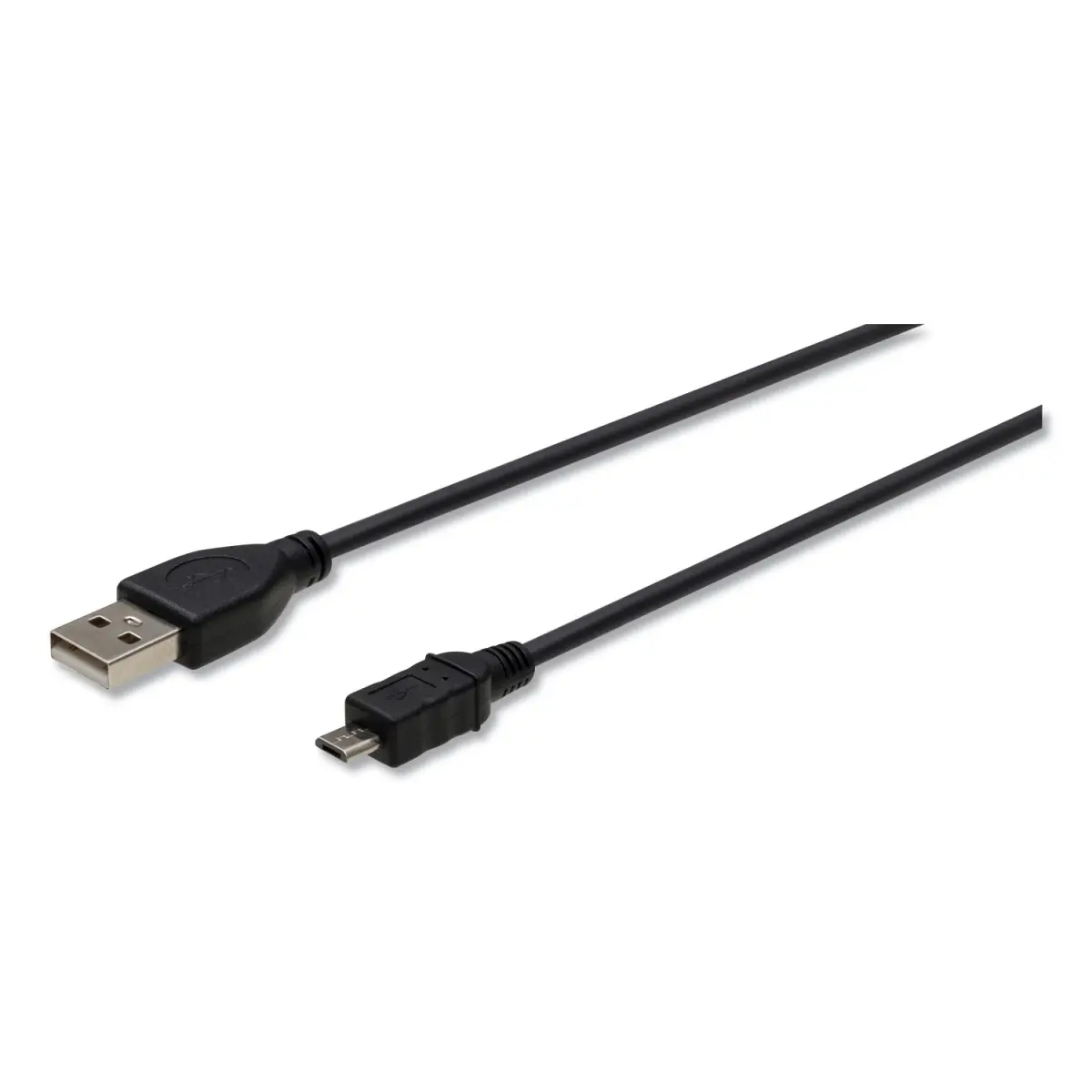 Innovera IVR30008 6 ft. Black USB to Micro USB Cable - Charger Adapter Cables for Android Smartphones, Mobile Devices, Smart Charging Cables