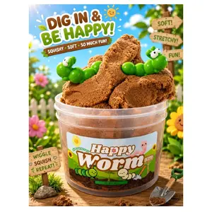Worm Slime - Non-Sticky - ASMR
