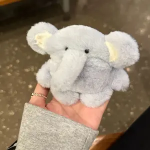 Cute Cartoon Plush Elephant Case for AirPods Pro2/pro3, Third Generation AirPods 1/2/3/4, Wireless Bluetooth-compatible Earphone Protector, Durable Shockproof Shell