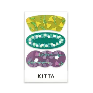 KITTA Clear Washi Tape Pack 15mm, Hanaka Kera