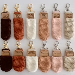 Crochet Essential Oil Holder Keychain