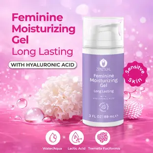 Zenzsual Moisturizing Gel with Hyaluronic Acid for Long Lasting Comfort and Smoothness - Moisturizer gel-  Hydrating Hydrate-feminine Care