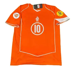 #10 Ruud van Nistelrooy Netherlands EURO 2004 Retro Home Jersey
