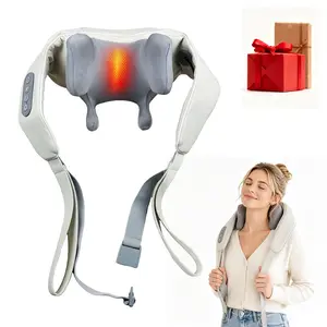 Cordless Massager with Heat – The Ultimate Relaxation Gift for Mom, Wife, or Friend – 3D Deep Kneading for Full Body (Neck, Shoulder, Back, Legs) – Washable Cover, 15-Min Auto Timer – Silent Brushless Motor – Home & Office Use