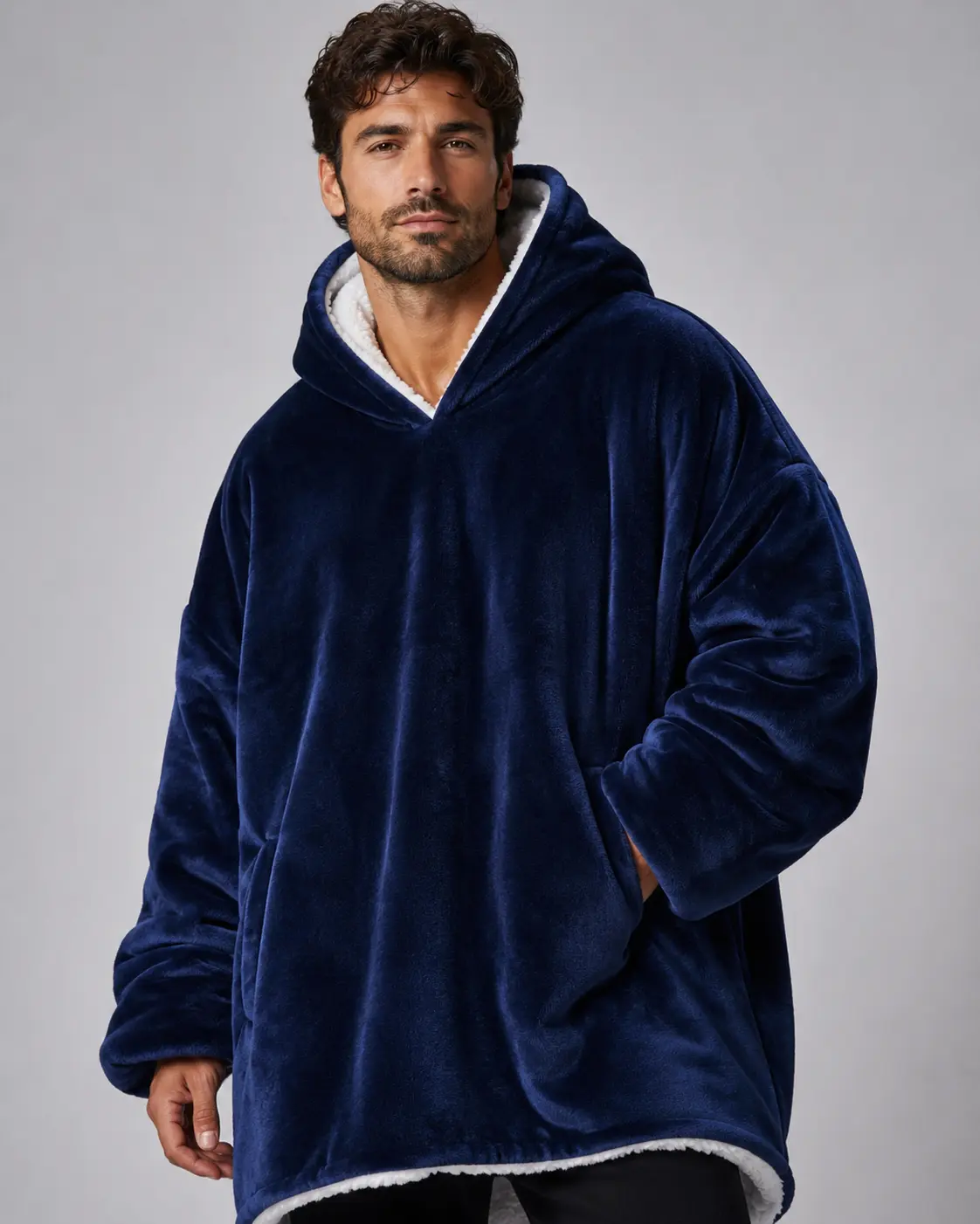 Women's Ultra Soft Plush Oversized Hoodie, Casual Clothes, Polyester Fleece Soft Fabric