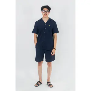 Navy 2-piece Men's Short Set