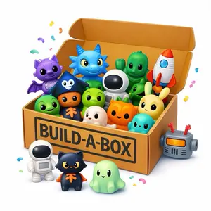 3D Printed Build a Box (Figured, Chibis, Kawaii, Flexi toys) Variety Pack Assortment