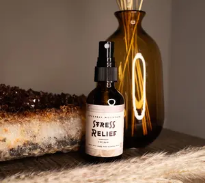 Stress Relief Pillow And Room Spray Fragrance | Anxiety Relief | Lavender Oil Therapeutic Aromatherapy Natural Essential Oil