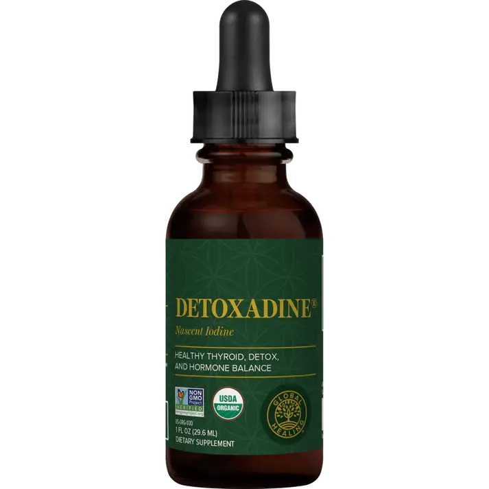 Organic Detoxadine Nascent Iodine - 1 FL OZ (Global Healing)