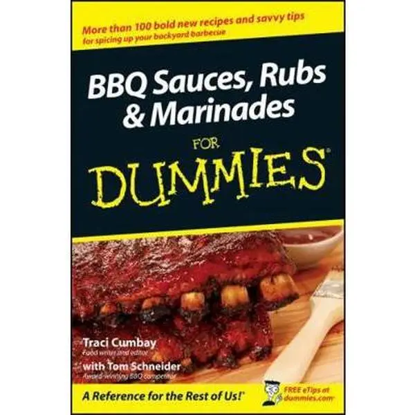 USED Book - BBQ Sauces, Rubs and Marinades for Dummies by Cumbay, Traci (Paperback) - english