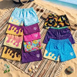 Unisex Graphic Summer Shorts Trendy Beachwear | Soft, Quick-Dry, Elastic Waist Casual Shorts
