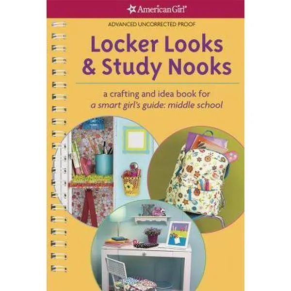 USED Sketchbook & Crafting Idea Book - Locker Looks & Study Nooks: A Smart Girl's Middle School Guide by Tricia Doherty (Unknown Publisher) - English (School Educational Supplies)