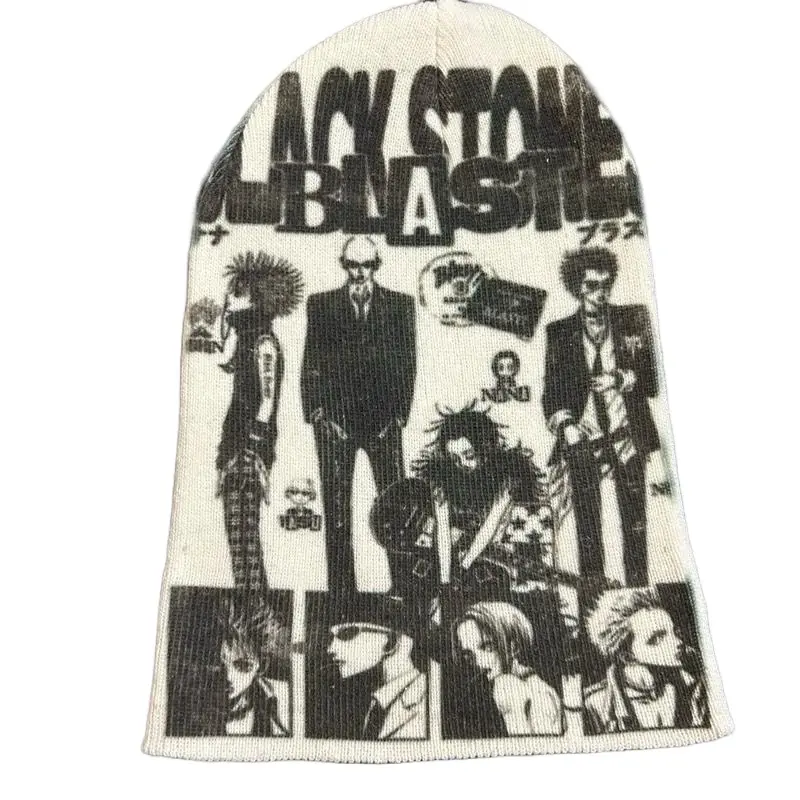 Nana Anime Black Stones Beanie - 100% Acrylic Soft Comfortable Made to Order Custom Anime Fan Beanie