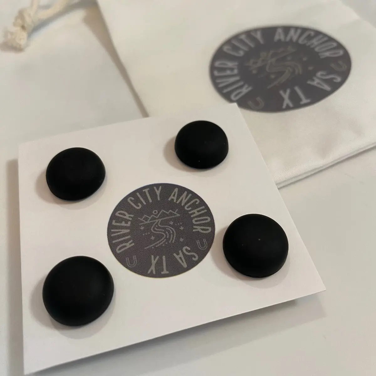River City Anchor Magnets ~ 8 Pairs Multi Pack ~ Get Anchored Magnetic Clothing Fastners, clothing weights, hem holder,