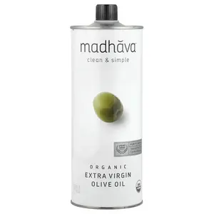 Madhava Organic Extra Virgin Olive Oil, 33.8 fl oz
