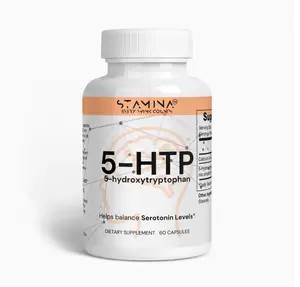 5-HTP 100mg, 240 Vegetarian Capsules (5-Hydroxytryptophan) - Non-GMO & Gluten Free