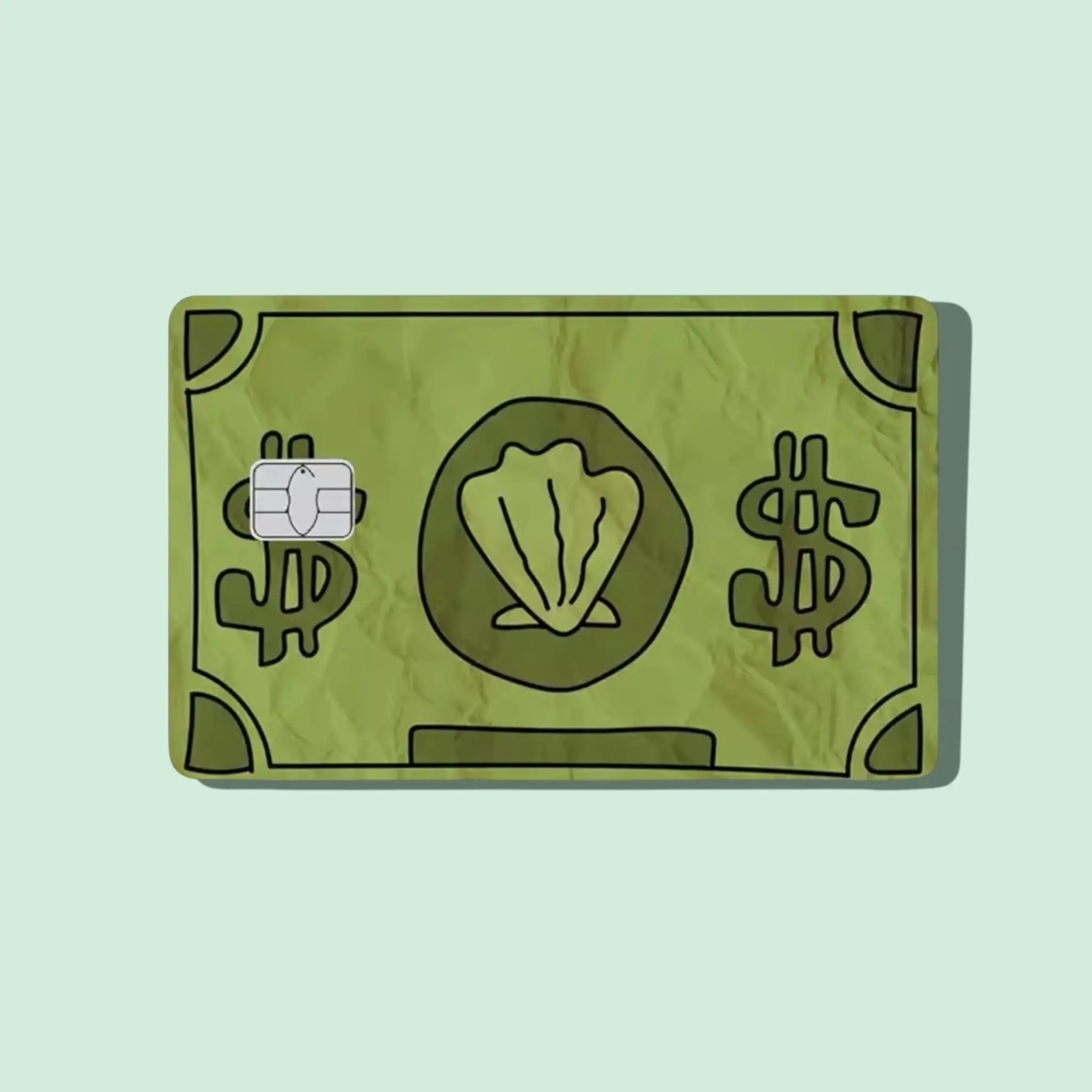 Bikini Dollars Credit Card Sticker Debit Skin Decal Cover Waterproof Vinyl Easy To Apply