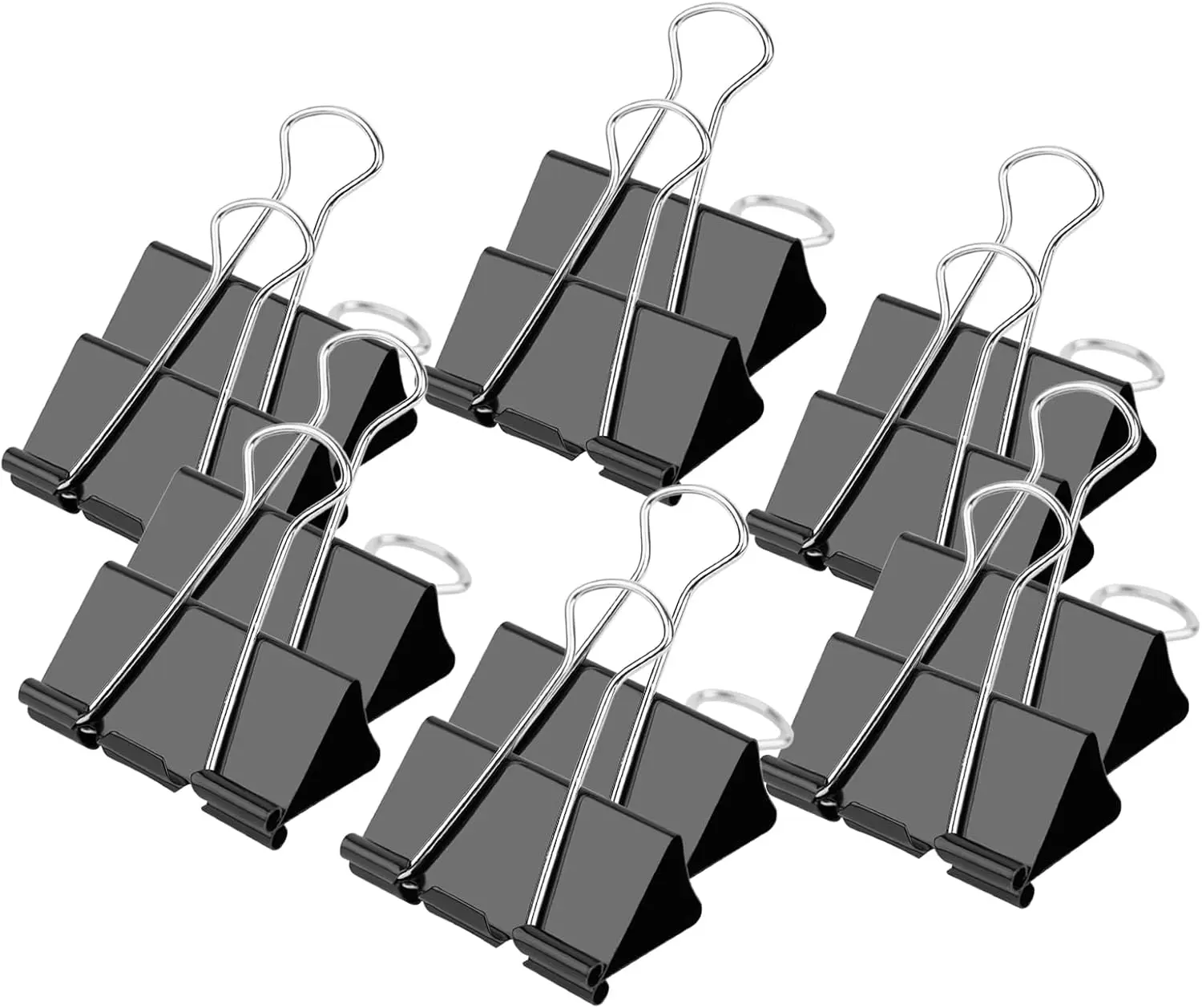 40 Pcs Binder Clips Medium Paper Clips for Office Supplies