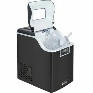 Deco Chef 44LB Countertop Nugget Ice Maker with 2.6LB Auto-Renew Basket 1.8LB/Hour, Black
