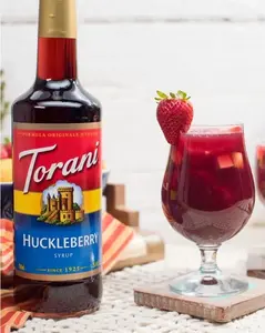 Torani - Huckleberry Syrup for Soda, Coffee, Water and other beverage flavor soda bar