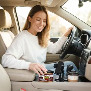 Wooden Car Air Freshener, Long-Lasting Fragrance, Adjustable Concentration Cover, No Plug Needed, Suitable for Car Home Office Bathroom Bedroom, Car Interior Diffusers