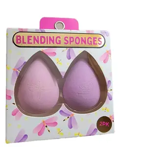 Blending Sponge Set of 3-   6Pcs - Pink and Purple - For Blending Needs - As Seen in the Image
