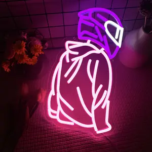 Motorcycle Neon Light, Neon Sign, Indoor Bar Game Room Cave Decoration, Punk Style, Adjustable Brightness, Wall Mount Chain, Model Xinghao Xx