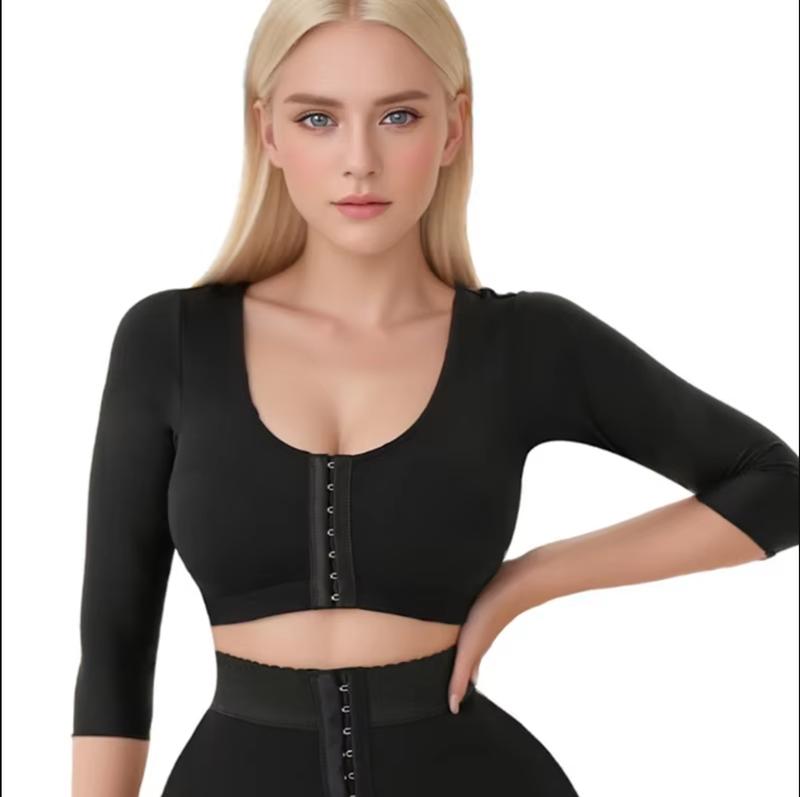 Arm Shaper for Women Post Surgery Arm Lipo Compression Sleeves Shaping Arm Front Closure Shapewear Bra Tops Arm Lift Plus Size S-5XL Round Neck Seamless Womenswear Clothes Basic Casual Black Crewneck Minimalist Arm Shaper for Women Post Surgery Arm Lipo Compression Sleeves Shaping Arm Front Closure Shapewear Bra Tops Arm Lift Plus Size S-5XL Round Neck Seamless Womenswear Clothes Basic Casual Black Crewneck Minimalist