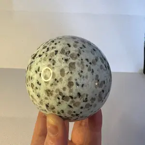Large kiwi jasper crystal sphere