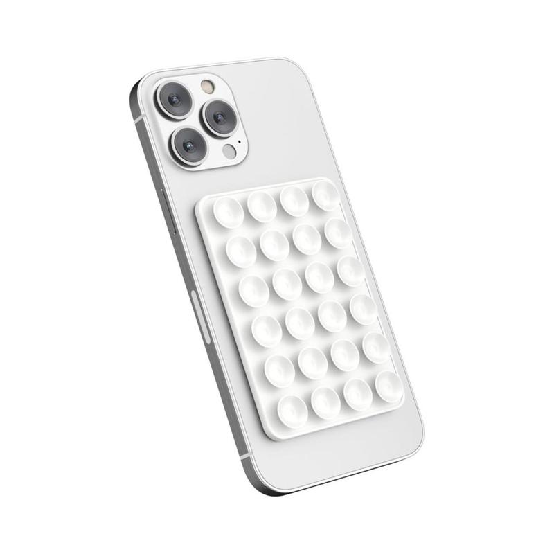 2CPS Silicone Phone Sticky Grip, Suction Phone Case Mount Hands-Free Sticky Cell Phone Grip