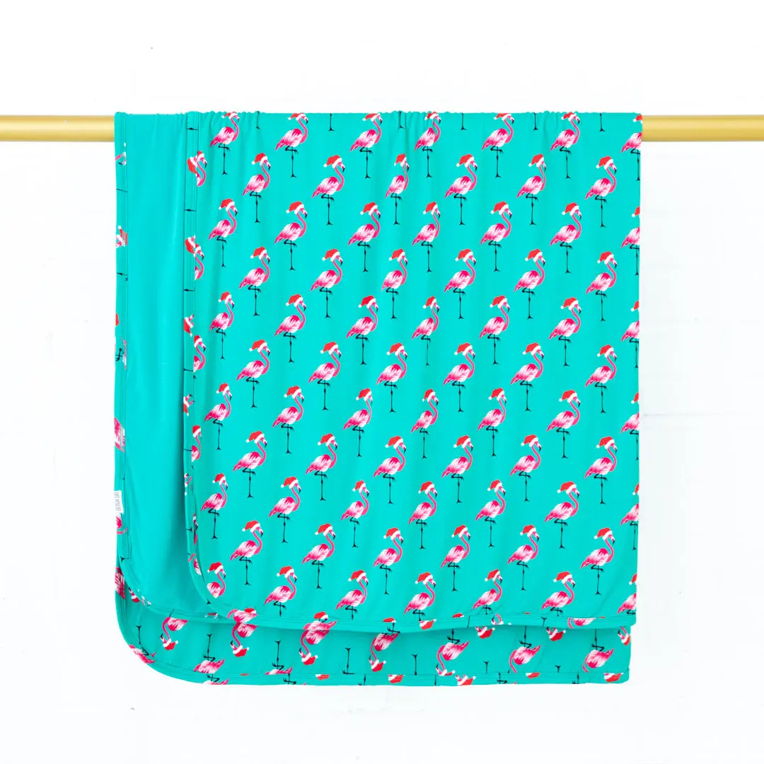 Flock The Halls Reversible Blanket