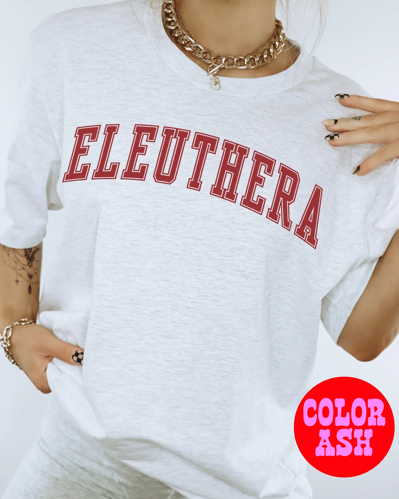 Eleuthera Bahamas Shirt Gifts Tshirt Crew Neck Tee Top Crewneck Short Sleeve T-Shirt Unisex