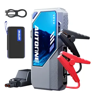 AUTOONE M4 Jump Starter 7500A Car Jumper Starter Portable, 12V Battery Jump Starter (All Gas/12L Diesel) Jump Box for Car Battery with Built-in Booster, Storage Case, LED Light, Jumper Cables