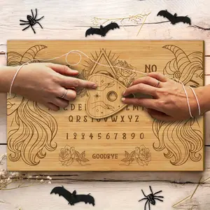 Vintage Style Mystical Witch Altar with God's Eye Design, Frameless Artificial Wood, Halloween Home Decor, Spiritual Growth Tool